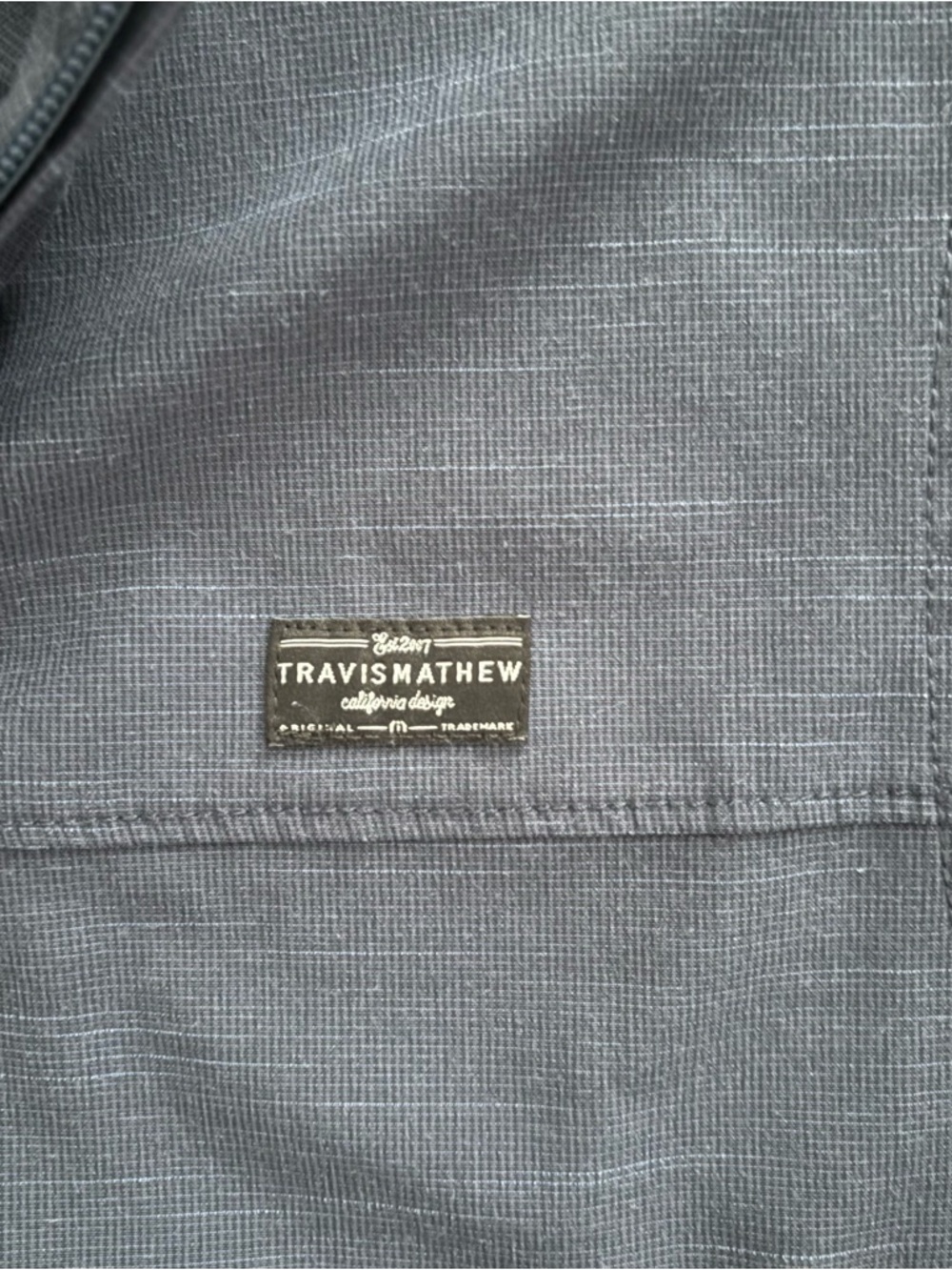 Travis Mathew Navy Blue Zip-Up Vest Golf Sz Large - Picture 3 of 5
